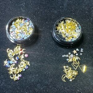 Nail Embellishments Gold